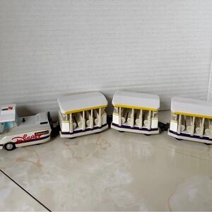 Disney Parks Die Cast Car Parking Lot Tram Train Playset Transport